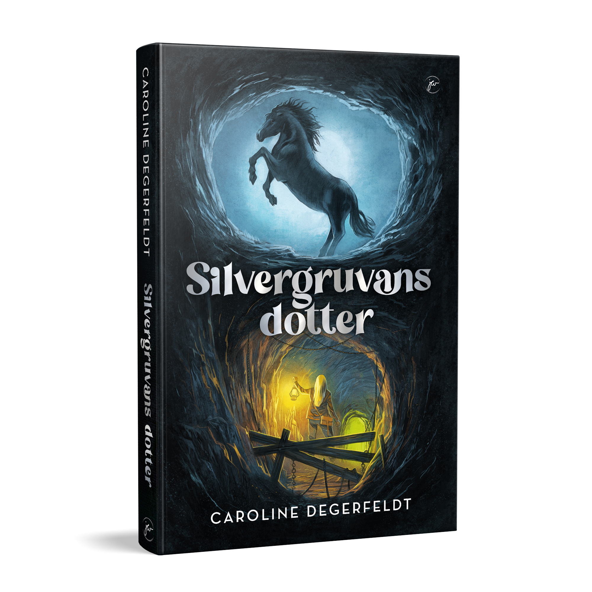 bokomslag 3D – vit (1) Silvergruvans dotter - Caroline Degerfeldt